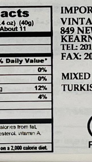 Hazer Baba Turkish Delight w. Mixed Nuts & Saffron 454g.