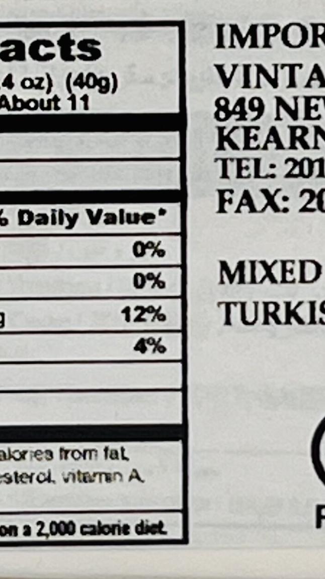 Hazer Baba Turkish Delight w. Mixed Nuts & Saffron 454g.