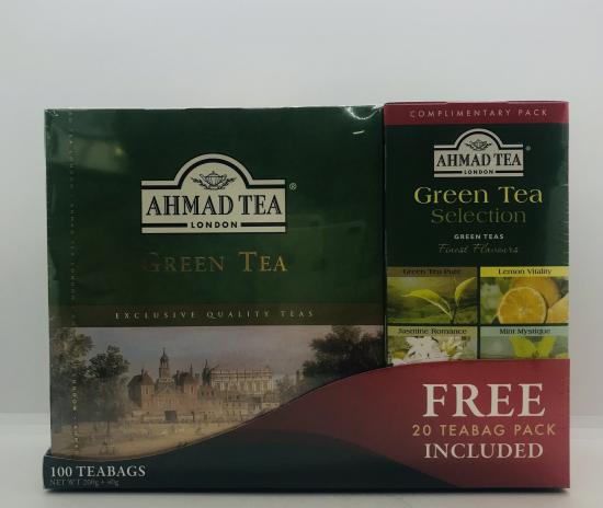 Ahmad Tea Green Tea 200g+40g