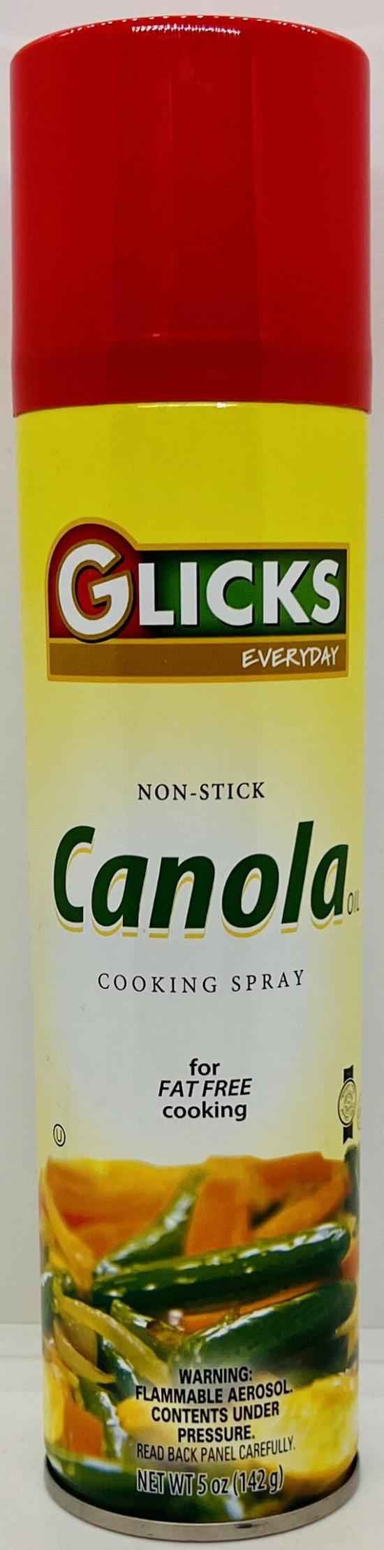 Glicks Canola Oil Cooking Spray 142g.