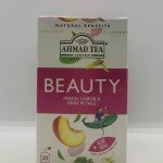 Ahmad Tea Beauty Peach, Carob & Rose Petals 30g