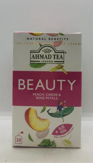 Ahmad Tea Beauty Peach, Carob & Rose Petals 30g