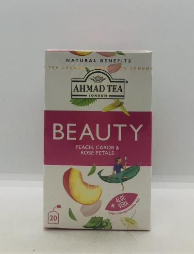 Ahmad Tea Beauty Peach, Carob & Rose Petals 30g