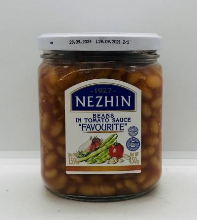 Nezhin Favourite Beans in Tomato Sauce 450g.