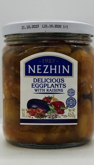 Nezhin Delicious Eggplant w. Raisins 460g.