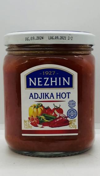 Nezhin Adjika Hot 450g.