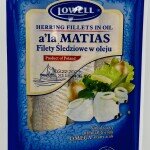 Lowell Herring Fillets in Oil 250g.