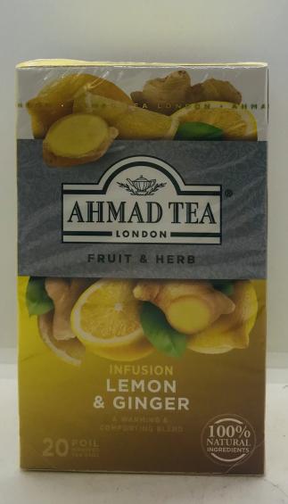 Ahmed Tea Fruit & Herb Lemon & Ginger  40g