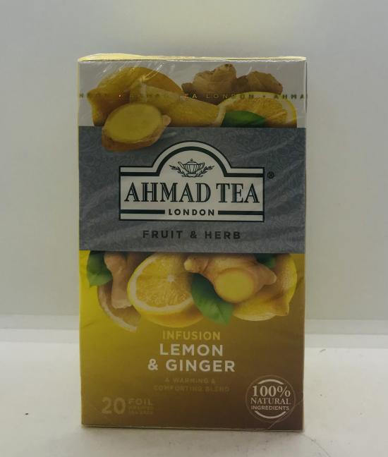 Ahmed Tea Fruit & Herb Lemon & Ginger  40g