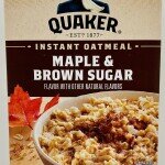 Quaker Maple & Brown Sugar 344g.