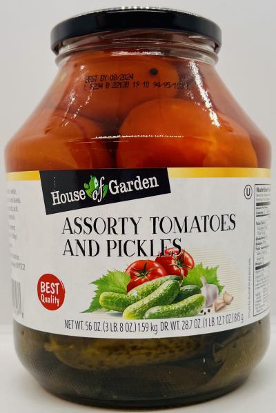 House of Garden Assorted Tomatoes and Pickles 815g.