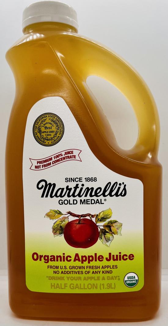 Martinellis Organic Apple Juice 1.9L.