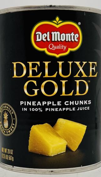 Deluxe Gold Pineapple Chunks 567g.