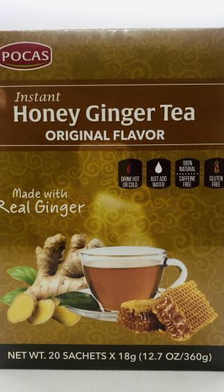 Pocas Honey Ginger Tea Lemon Flavor 360g