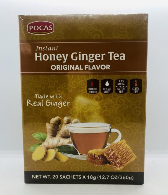 Pocas Honey Ginger Tea Lemon Flavor 360g