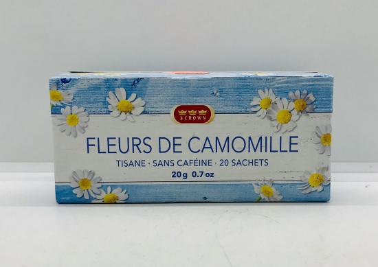 3 Crown Camomile Flowers Herbal Tea  20g