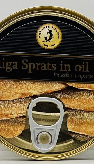 Brivais Riga Sprats in Oil 160g.