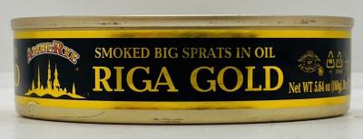 Smoked Big Sprats in Oil 160g.