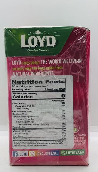 Loyd Raspberry & Strawberry 40g