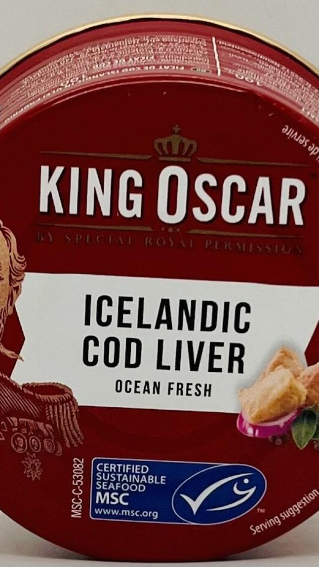 King Oscar Icelandic Cod Liver 190g.