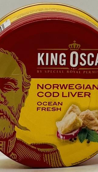 King Oscar Norwegian Cod Liver 190g.