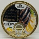 Baltic Gold Smoked Sparts Lemon 160g.