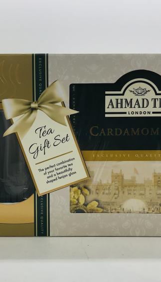 Tea Gift Set Cardamom Tea & Glass 200g