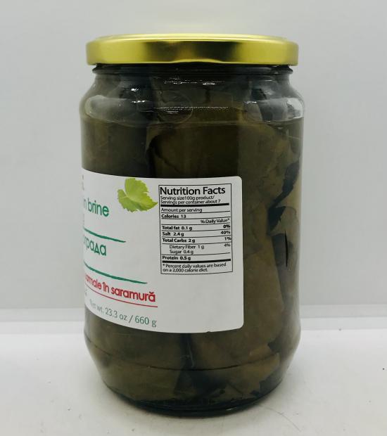 Raureni Grape Leaves 660g.