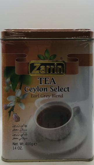 Zarrin Ceylon Select Tea Earl Grey 400g