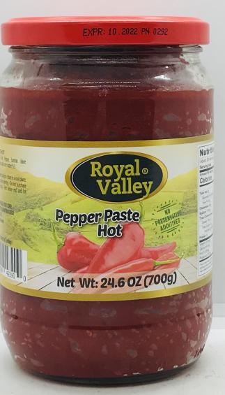 Royal Valley Pepper Paste Hot 700g.