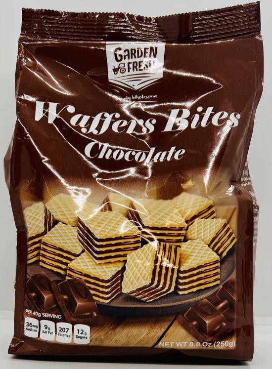 Garden Fresh Waffers Bites Chocolate 250g.