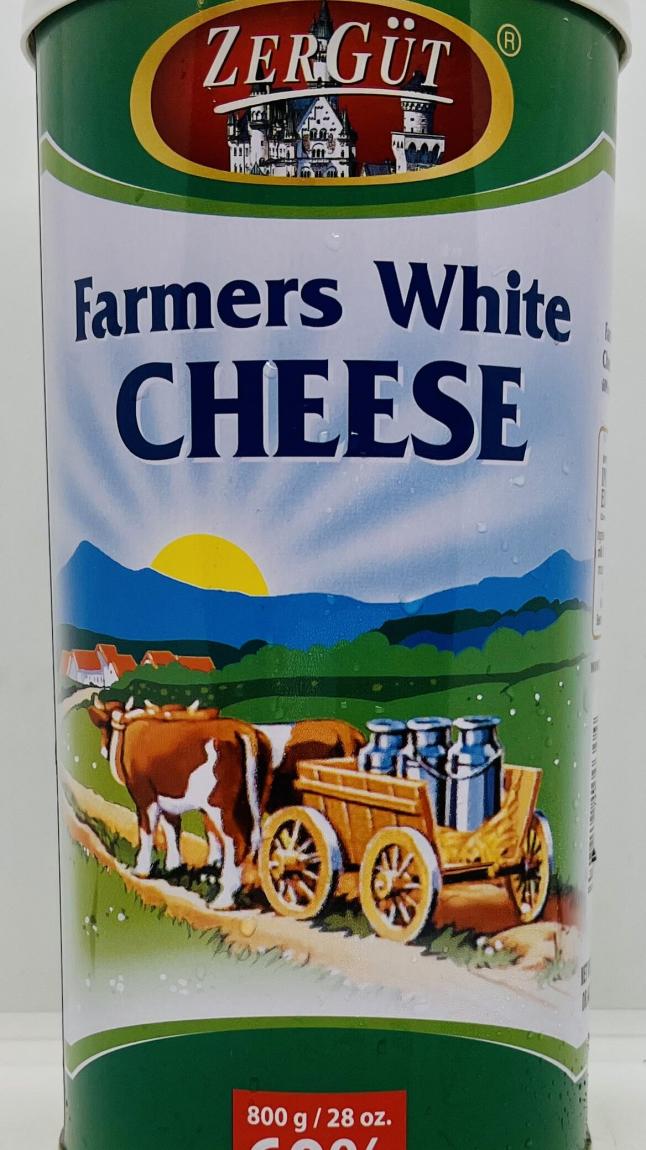 ZerGut Farmers White Cheese 800g.