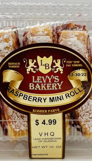 Levy's Bakery Raspberry Mini Rolls 10 OZ