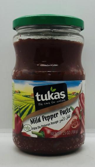 Tukas Mild Pepper Paste 700g.