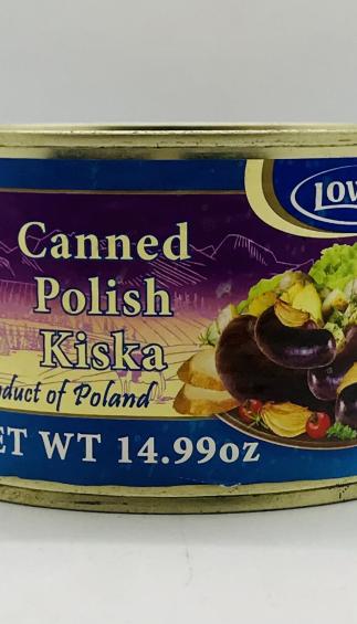 Lowell Canned Polish Kiska 425g.