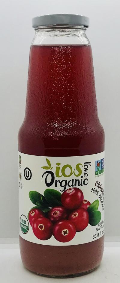 Ios Love Organic Cranberry 1L