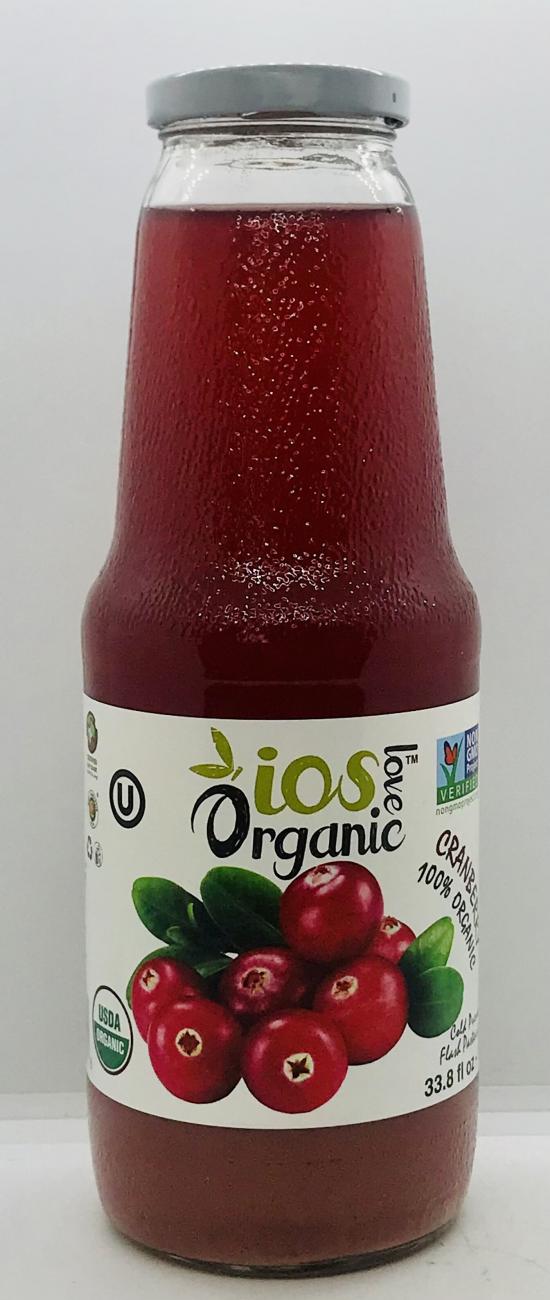 Ios Love Organic Cranberry 1L