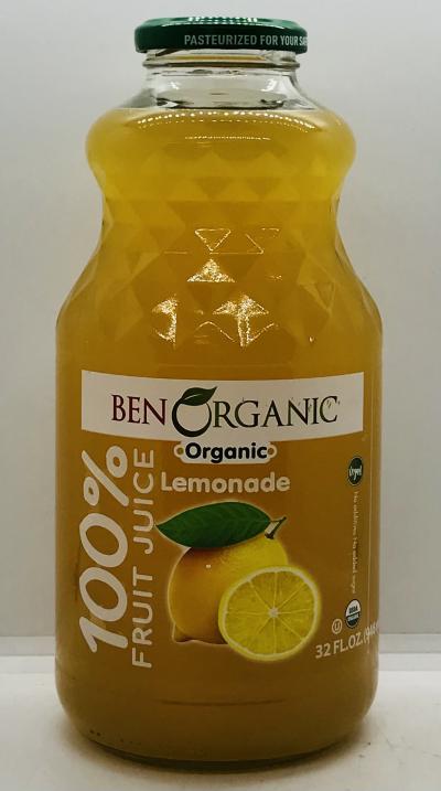 Ben Organic Lemonade 946 ml.