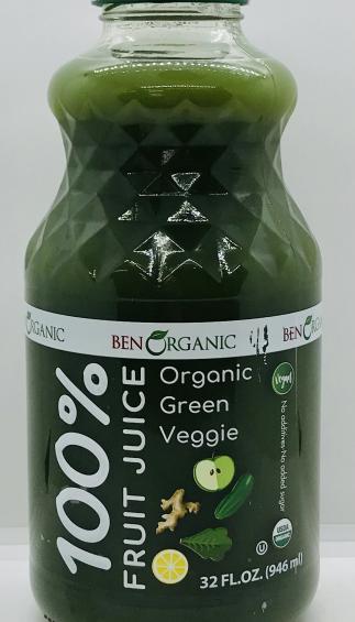 Ben Organic Green Veggie 946ml.