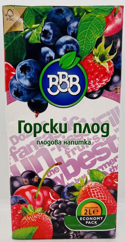 BBB Forest Fruits Drink 2L.