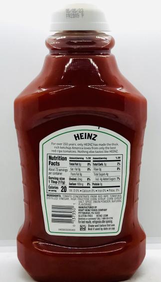 Heinz Tomato Ketchup 1.25kg.