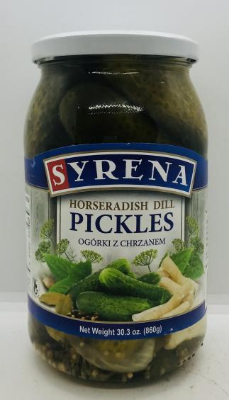 Lowell Horseradish Dill Pickles 860g.