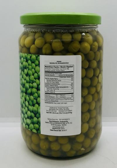 Tamek Green Peas 670g.