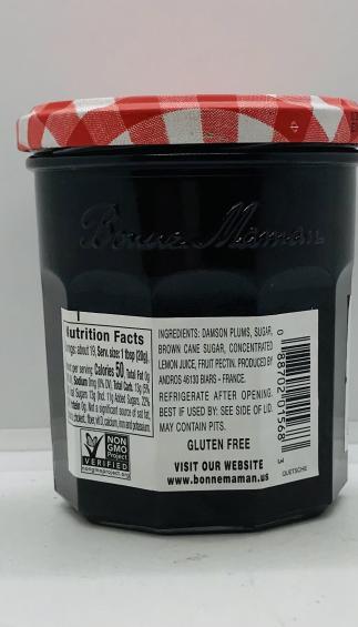 Bonne Maman Plum Preserves 370g.