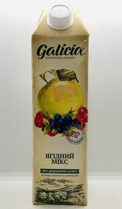 Galicia Berry Mix Juice 1L.