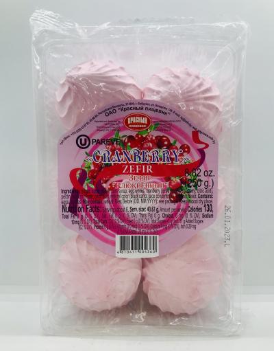 Krasniy Pishevik Zefir Cranberry 250g.