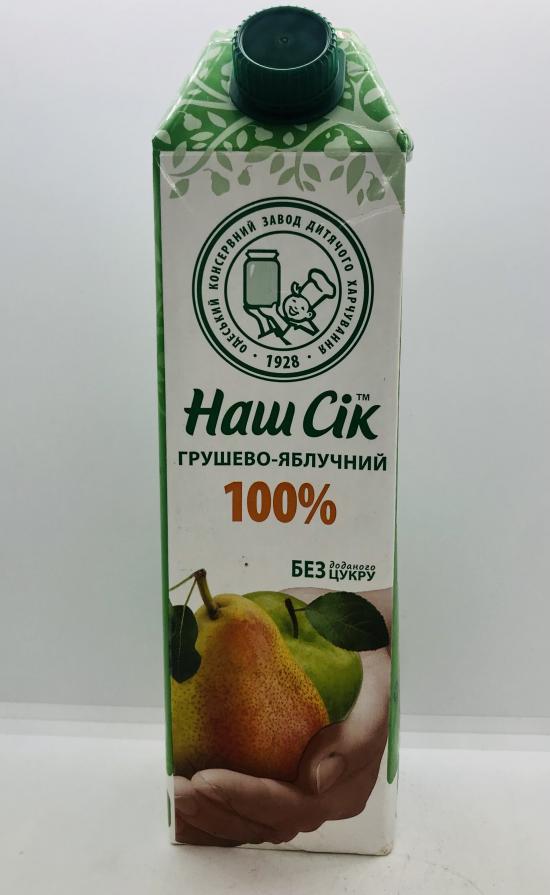 Nash Cik Pear-Apple Juice from Concentrate 0.95L.