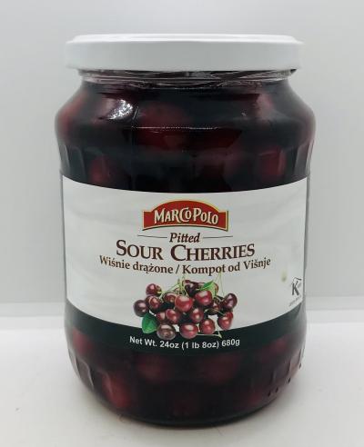 Marco Polo Pitted Sour Cherries 680g