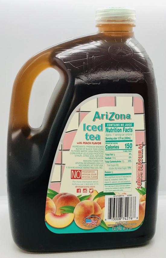 AriZona Iced Tea 3.78L.