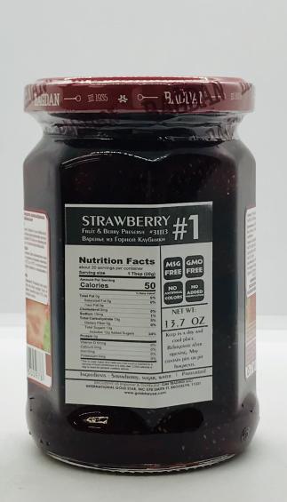 Bagdan Strawberry Preserve 390g